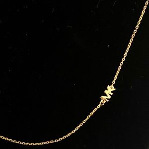 Michael Kors Gold logo necklace